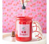 Something Different Cherry Jam Jar Oil Burner And Wax Warmer