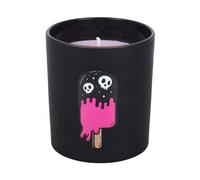 Something Different Cherry & Vanilla Scented Candle Black/pink (One Size)