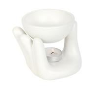 Something Different Chic White Hand Ceramic Oil Burner