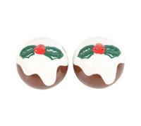 Something Different Christmas Pudding Salt & Pepper Shakers in Brown Something Different Brown