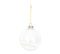 Something Different Christmas Wish Gl Hanging Bauble Transparent (One Size)