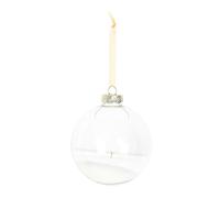 Something Different Christmas Wish Glass Hanging Bauble in Clear Something Different Clear
