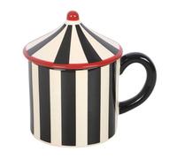 Something Different Circus Tent 370Ml Mug Black/white (One Size)