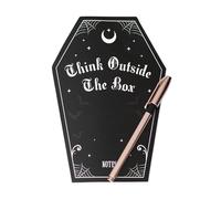 Something Different Coffin Shaped Notebook (One Size) (Black)