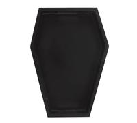 Something Different Coffin Shaped Trinket Tray Black (One Size)