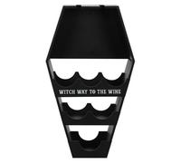 Something Different Coffin Wine Rack Black (One Size)