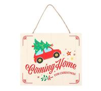 Something Different Coming Home For Christmas Hanging Decoration Multicoloured (One Size)