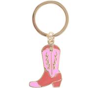 Something Different Cowboy Boot Keyring in Pink Something Different Pink One Size