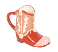Pink Cowboy Boot Shaped Mug