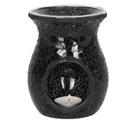 Something Different Crackle-Effect Oil Burner in Black | Size: Large Something Different Black L