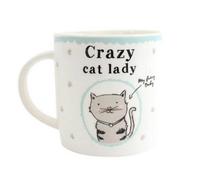 Something Different Crazy Cat Lady Ceramic Boxed Mug Something Different Multicolor