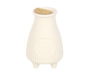 Something Different Cream Ribbed Palo Santo Brick Burner