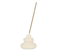 Something Different Cream Speckle Balancing Stones Incense Stick Holder