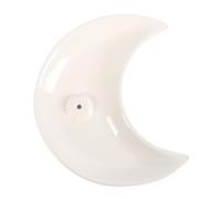 Something Different Crescent Moon Incense Holder in White Something Different White