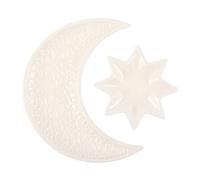 Something Different Crescent Moon & Stars Trinket Dish White (One Size)