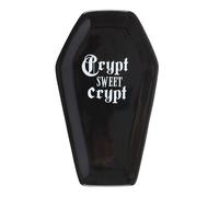 Something Different Crypt Sweet Crypt Coffin Trinket Tray (One Size) (Black)