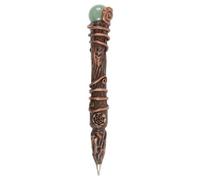Something Different Crystal Aventurine Wand Pen in Brown Something Different Brown