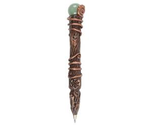 Something Different Crystal Aventurine Wand Pen (One Size) (Brown/Green)