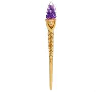 Something Different Crystal Goddess Wand Gold/purple (One Size)