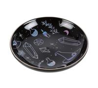 Something Different Crystal Witch Plate Incense Holder (One Size) (Black/Blue)