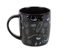 Something Different Crystal Witch Printed Mug Black/blue/purple (One Size)