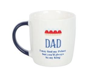 Something Different Dad You´ll Be My King Mug in White Something Different White