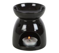 Something Different Dark Forest Bee Oil Burner Black/white (One Size)