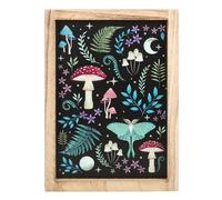 Something Different Dark Forest Framed Art Print in Black Something Different Black