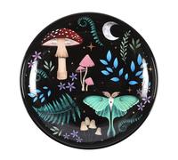 Something Different Dark Forest Round Trinket Dish Black/multicoloured (One Size)