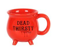 Something Different Dead Thirsty Cauldron Ceramic Mug in Red Something Different Red