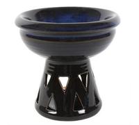 Something Different Deep Bowl Oil Burner Blue/black (One Size)