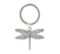 Something Different Dragonfly Keyring (One Size) (Silver)