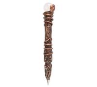 Something Different Energy Clearing Aura Crystal Quartz Wand Pen (One Size) (Brown)