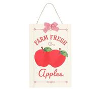 Something Different Farm Fresh Apple Hanging Sign (One Size) (Red/White)