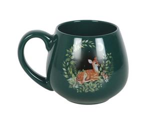Something Different Fawn Rounded Mug Green (One Size)