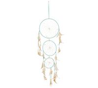Something Different Feather Triple Dreamcatcher (One Size) (Light Blue)