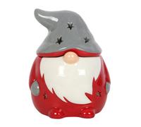 Something Different Festive Red & Grey Gonk Oil Burner