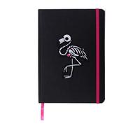 Something Different Flamingo A5 Notebook Black/white (One Size)