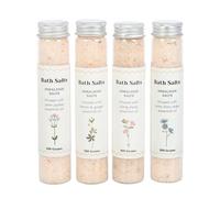 Floral Bath Salts Set (Pack of 4) Something Different Pink One Size
