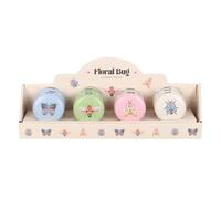 Something Different Floral Bug Compact Mirror Set (Pack Of 12) Multi One Size