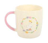 Something Different Floral Duck Mug Cream/pink (One Size)