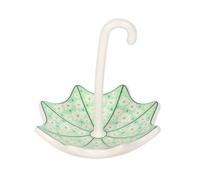 Something Different Floral Umbrella Trinket Dish Green/white (One Size)