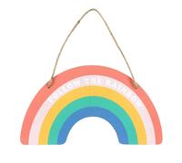 Something Different Follow The Rainbow Door Sign