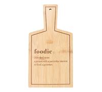 Something Different Foodie Bamboo Chopping Board in Brown Something Different Brown