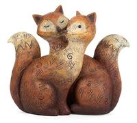 Something Different Fox Family Resin Ornament (One Size) (Brown)