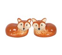 Something Different Fox Salt & Pepper Shakers in Brown Something Different Brown