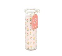 Something Different French Tulip Tube Candle Pastel Pink/yellow/orange (One Size)