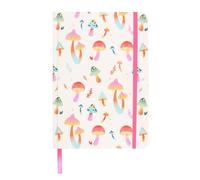 Something Different Funky Fungi A5 Notebook in White Something Different White