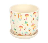 Something Different Funky Mushroom Mushroom Plant Pot Set (One Size) (Beige, Pink, Blue)