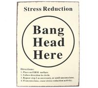 Something Different Funny Bang Head Sign For Fun Decor